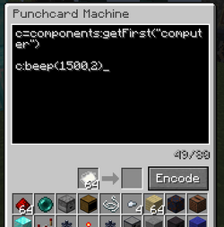 Punchcard Machine GUI