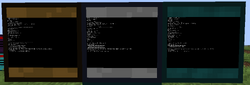 Screens in Minecraft