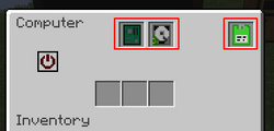 Sample computer setup GUI